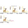 Embroidery Design Pattern - Christmas Corner Reindeer-2