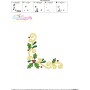 Embroidery Design Pattern - Christmas Corner Holly Leaves Swirls-2-3