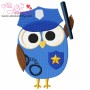 Profession Owl-1 Embroidery Design Pattern-1