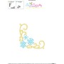 Embroidery Design Pattern - Christmas Corner Snowflake-3
