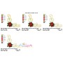 Embroidery Design Pattern - Christmas Corner Flower-2