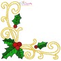 Christmas Corners Embroidery Design Bundle-7