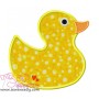 Yellow Duck Applique Design Pattern-3