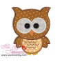 Forest Friends Owl Applique Design Pattern-2
