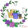 Garden Floral Frames Embroidery Design Bundle-6