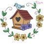 Garden Floral Frames Embroidery Design Bundle-4