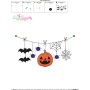 Machine Embroidery Design - Halloween Border-5-3