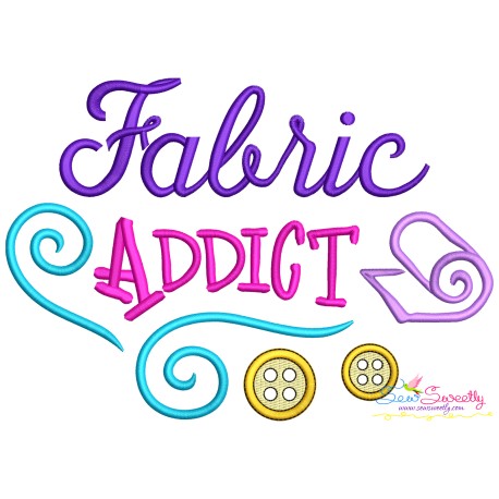 Fabric Addict Embroidery Design Pattern