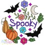 Embroidery Design - Spooky Halloween Frame-1