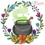 Halloween Frames Embroidery Design Bundle-5