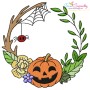 Halloween Frames Embroidery Design Bundle-8