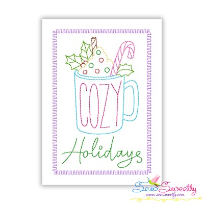 Christmas Cardstock Embroidery Design - Cozy Holidays-1