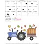 Embroidery Design - Tractor With Pumpkin-2