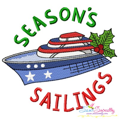 Embroidery Design - Christmas Cruise-1