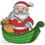 Sailing Into Christmas Embroidery Design Bundle-4