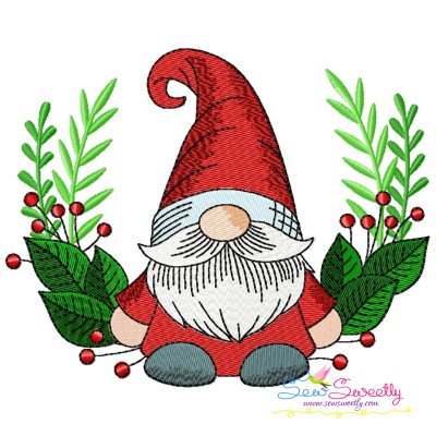 Christmas Gnome-7 Embroidery Design Pattern-1