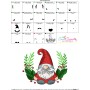 Christmas Gnome-7 Embroidery Design Pattern-2