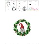 Christmas Gnome-3 Embroidery Design Pattern-2