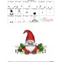 Christmas Gnome-1 Embroidery Design Pattern-2