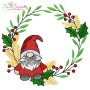 Christmas Gnomes Embroidery Design Bundle-3