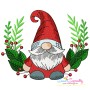Christmas Gnomes Embroidery Design Bundle-9
