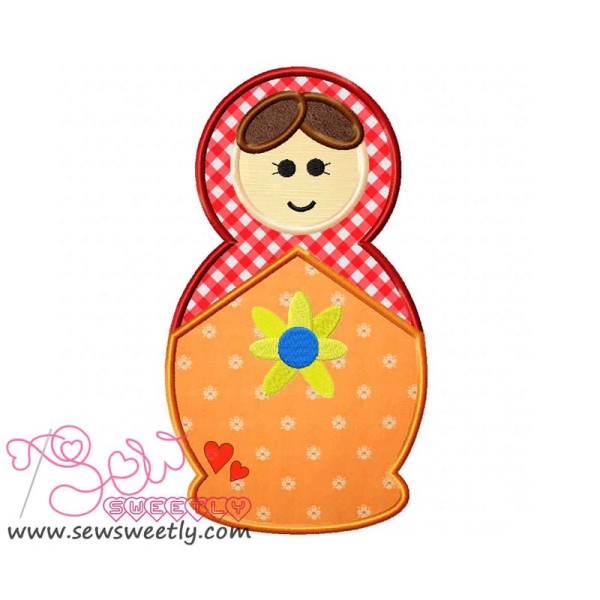 Doll-1 Applique Design Pattern-1
