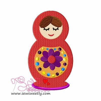 Doll-2 Embroidery Design Pattern-1
