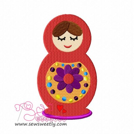 Doll-2 Embroidery Design- 1