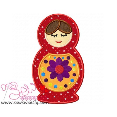 Doll-2 Applique Design Pattern-1