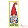 Bookmark Embroidery Design - Valentine Gnome - 3