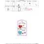 Valentine ITH Tag Embroidery Design - Love Grows In My Heart