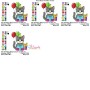 Birthday Baby Animal- Cat Embroidery Design Pattern