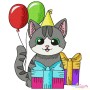 Birthday Baby Animals Embroidery Design Bundle