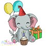 Birthday Baby Animals Embroidery Design Bundle