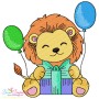 Birthday Baby Animals Embroidery Design Bundle