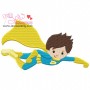 Super Hero-1 Embroidery Design Pattern-1