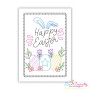 Easter Cardstock Greeting Cards Embroidery Design Bundle