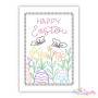 Easter Cardstock Greeting Cards Embroidery Design Bundle
