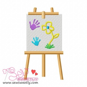 Little Artist-3 Embroidery Design Pattern-1