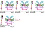 One Happy Bunny Embroidery Design Pattern