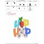 Hip Hop Easter Bunny Embroidery Design Pattern