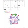 Born To Sew Forced To Work Embroidery Design Pattern