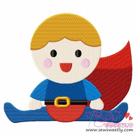 Superhero Baby Boy-1 Embroidery Design Pattern-1