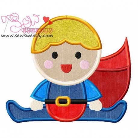 Superhero Baby Boy-1 Applique Design- 1