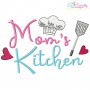 Mom's Kitchen Embroidery Design Pattern
