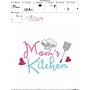 Mom's Kitchen Embroidery Design Pattern