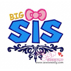 Big Sis Embroidery Design Pattern-1