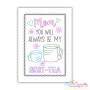 Mother's Day Greeting Cards Cardstock Embroidery Design Bundle