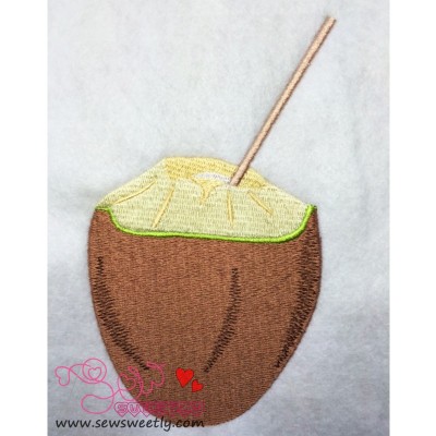 Coconut Embroidery Design Pattern-1