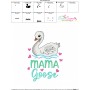 Mama Goose Machine Embroidery Design